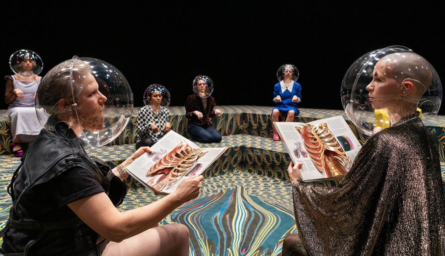 Die Hörposaune (“The Hearing Trombone”, 2022) by Antonia Baehr, Jule Flierl, and Isabell Spengler. Foto: Anja Weber.
